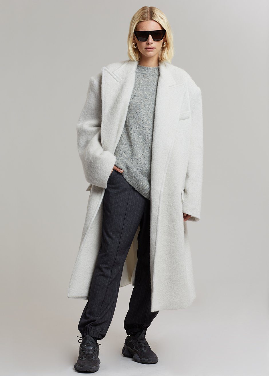 John Oversized Coat - Birch Coat Nickishop β view 7 of 13