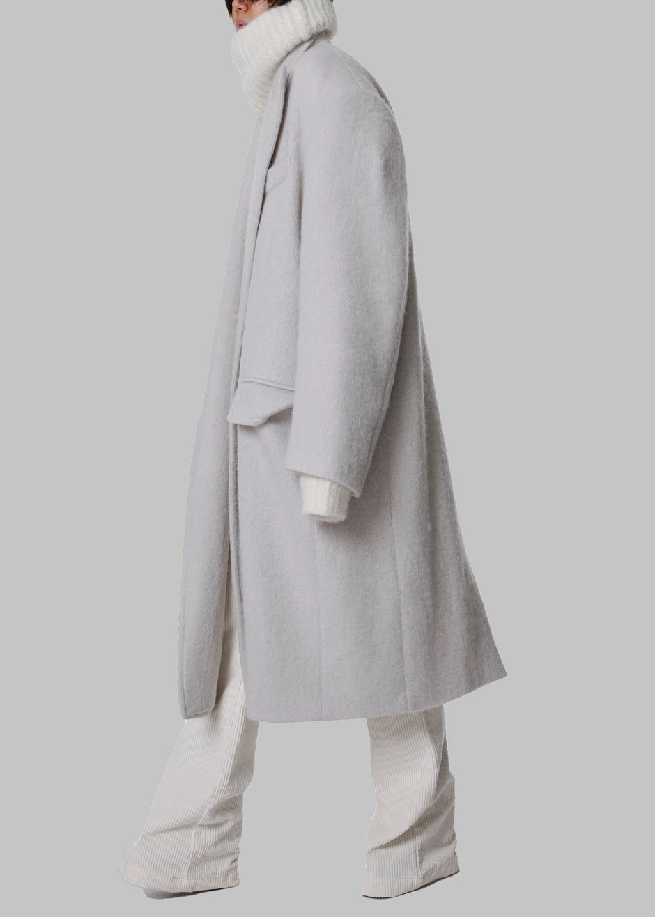 John Oversized Coat - Birch Coat Nickishop β view 6 of 13