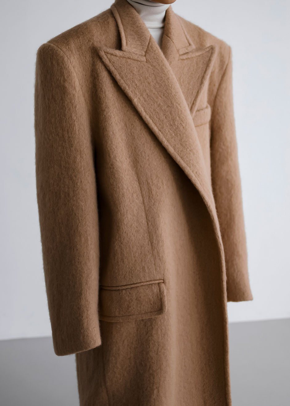 John Oversized Coat - Camel Coat Nickishop β view 1 of 17