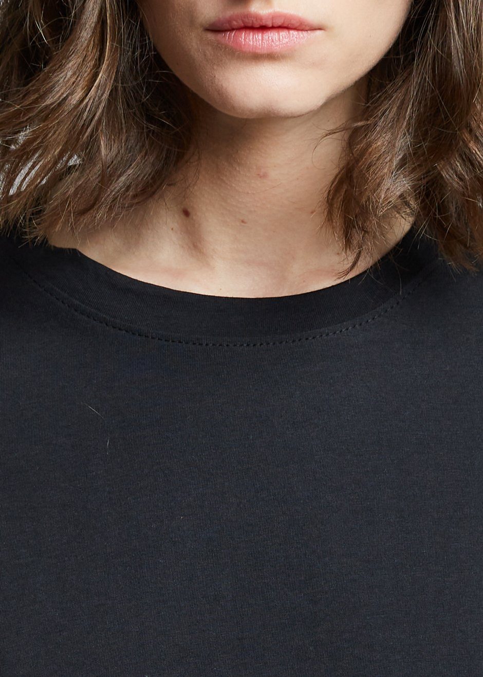 Lilou Simple Tee - Black top Nickishop β view 4 of 6