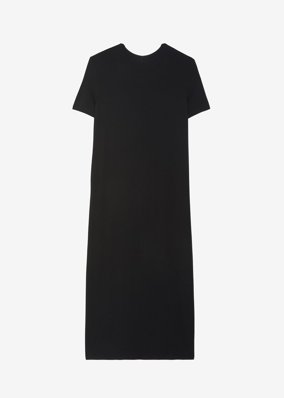 Lou Oversized Tee Dress - Black Dress Nickishop β view 9 of 9