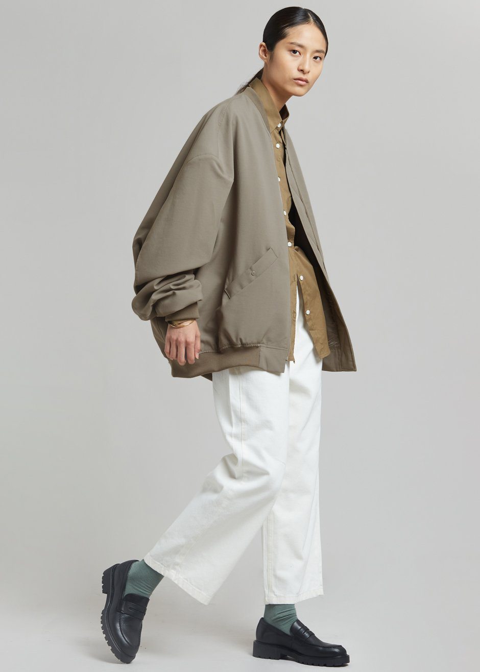 Lumi Bomber Jacket - Dark Olive Jacket Nickishop β view 2 of 12