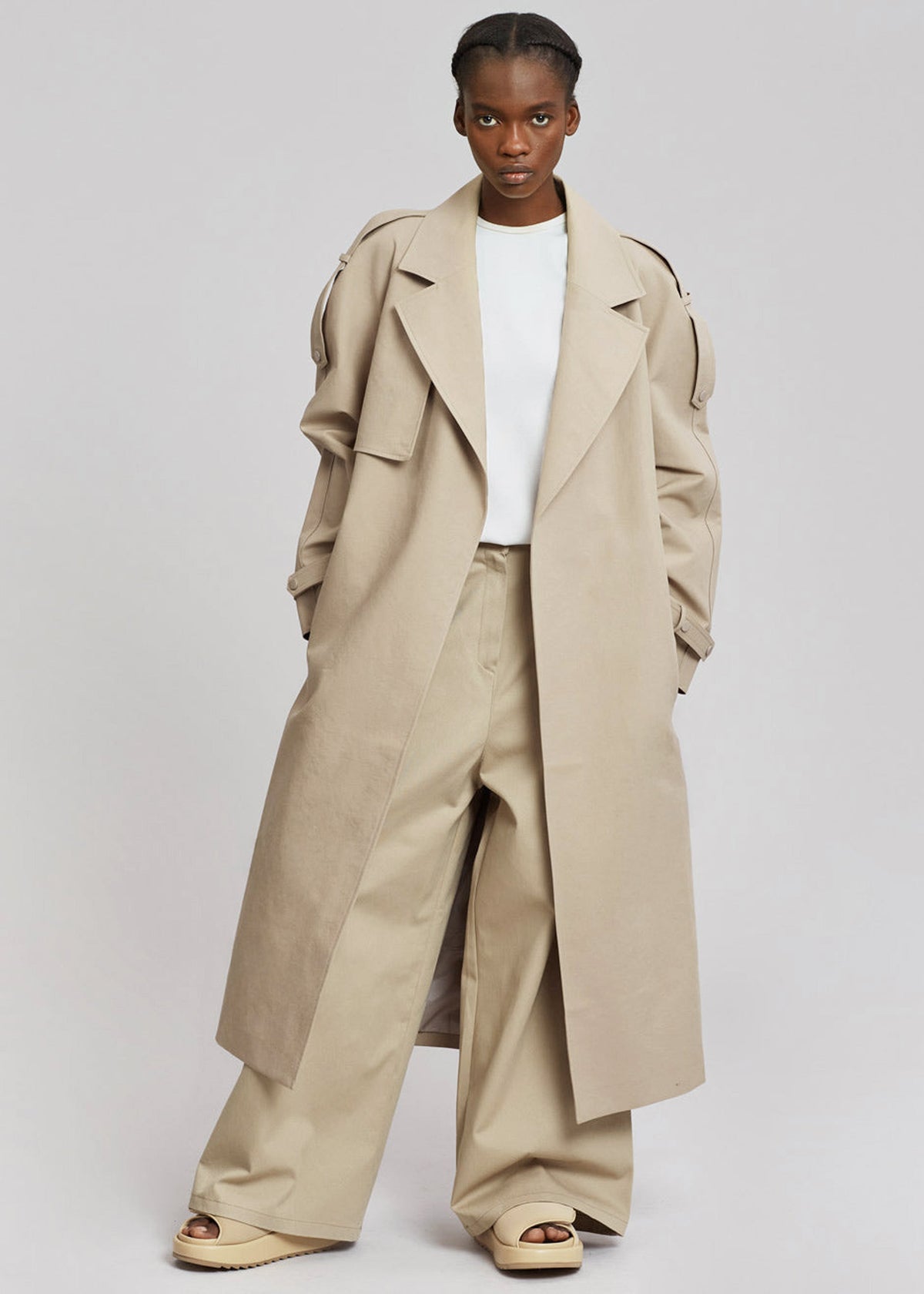 Rhodes Trench Coat - Natural β view 6 of 9