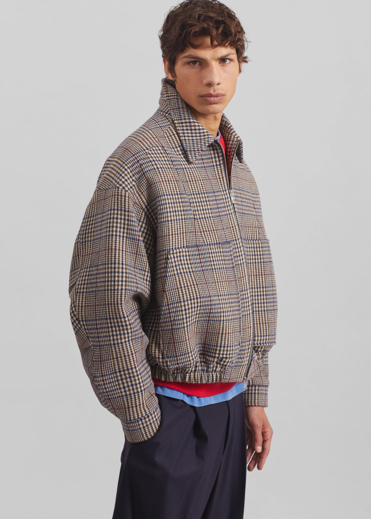Felix Wool Jacket - Beige Glen Plaid β view 8 of 13