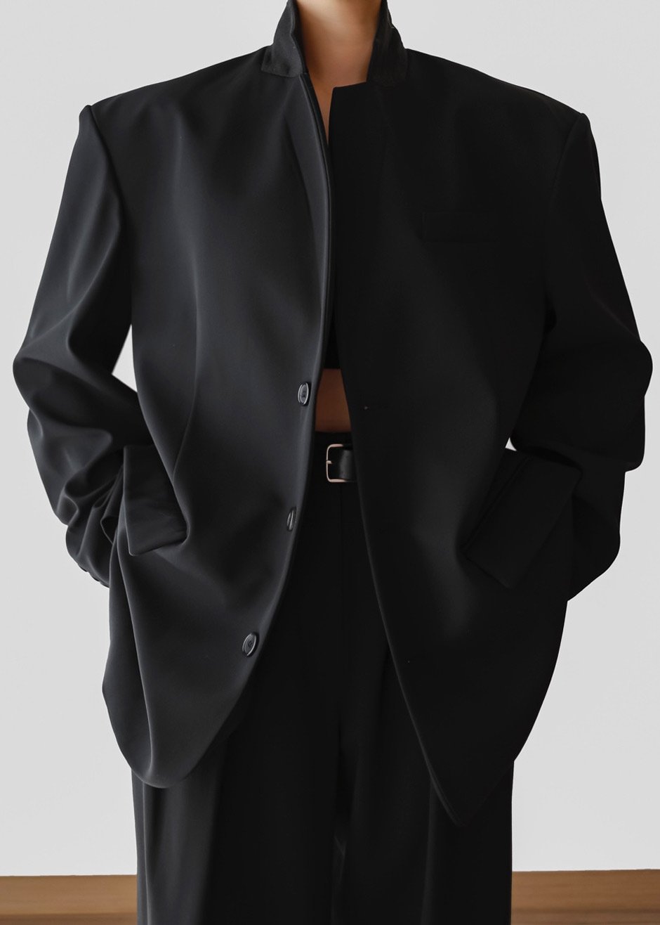 Stevie Oversized Blazer - Black Blazer Nickishop β view 4 of 13