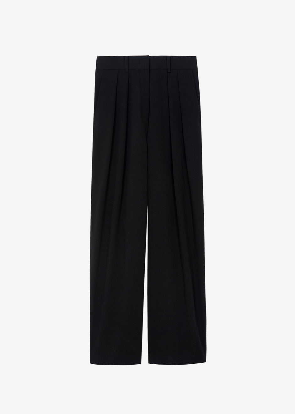 Tansy Pleated Trousers - Black Pants Nickishop β view 10 of 10