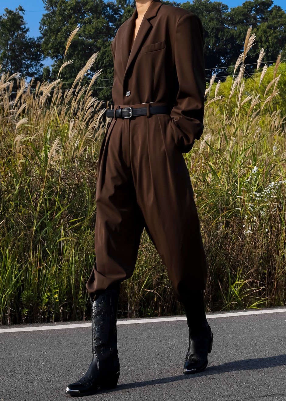 Tansy Pleated Trousers - Chocolate Pants Nickishop β view 8 of 13