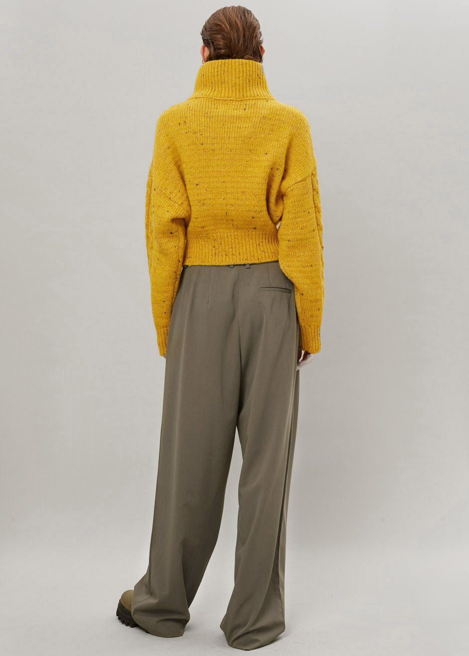 Tansy Pleated Trousers - Olive β view 12 of 13