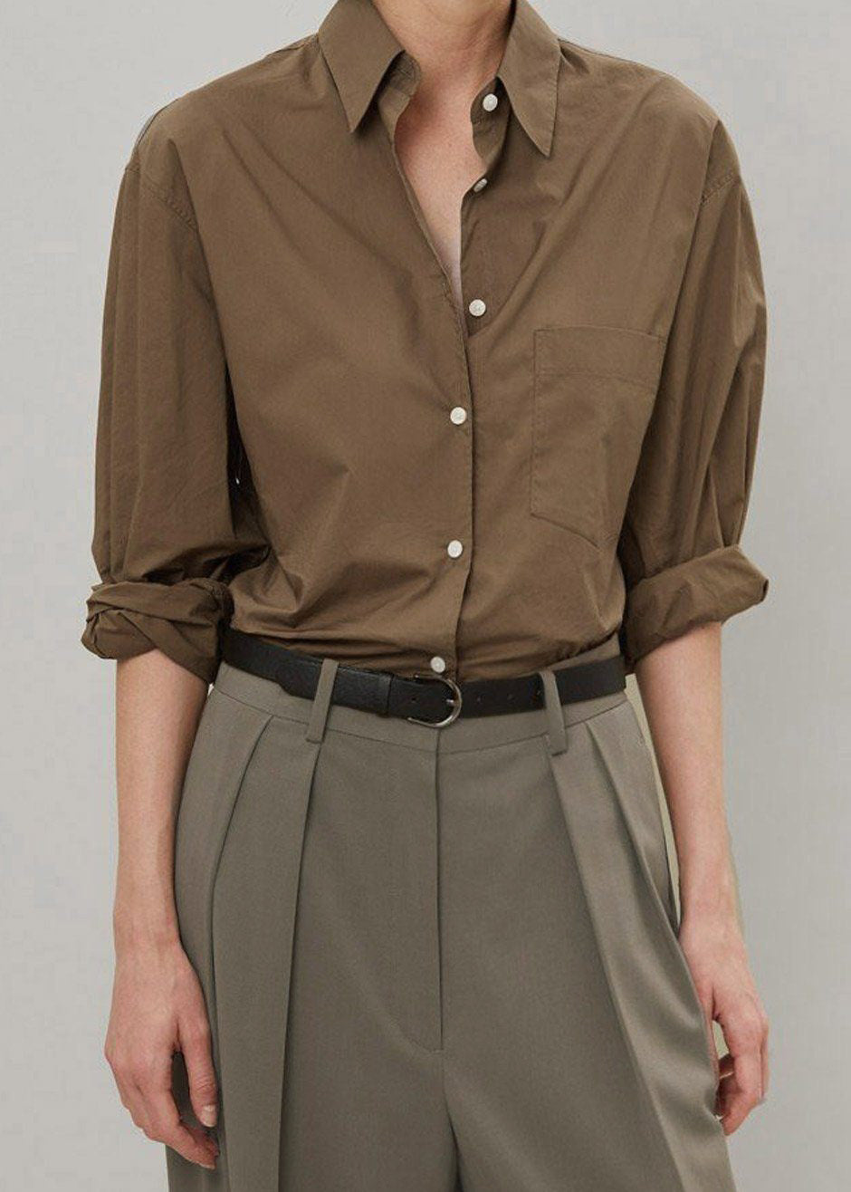 Tansy Pleated Trousers - Olive β view 8 of 13