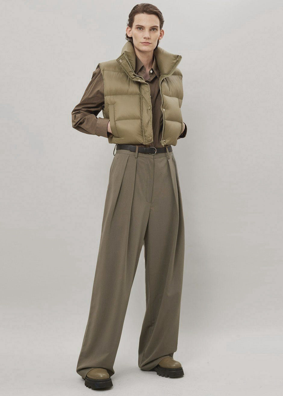 Tansy Pleated Trousers - Olive β view 9 of 13