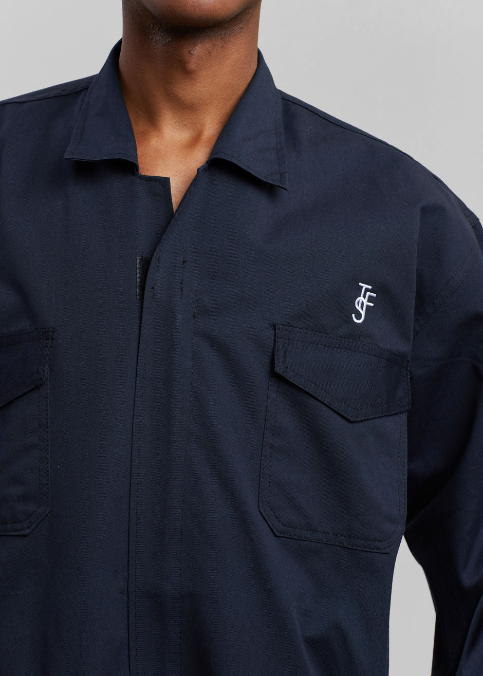 Nickishop Oversized Boiler Suit - Navy β view 12 of 15