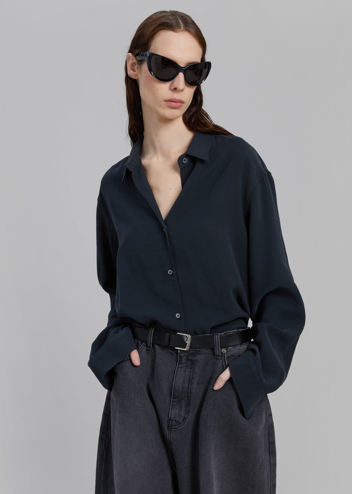 Lotta Fluid Shirt - Charcoal – view 6 of 10