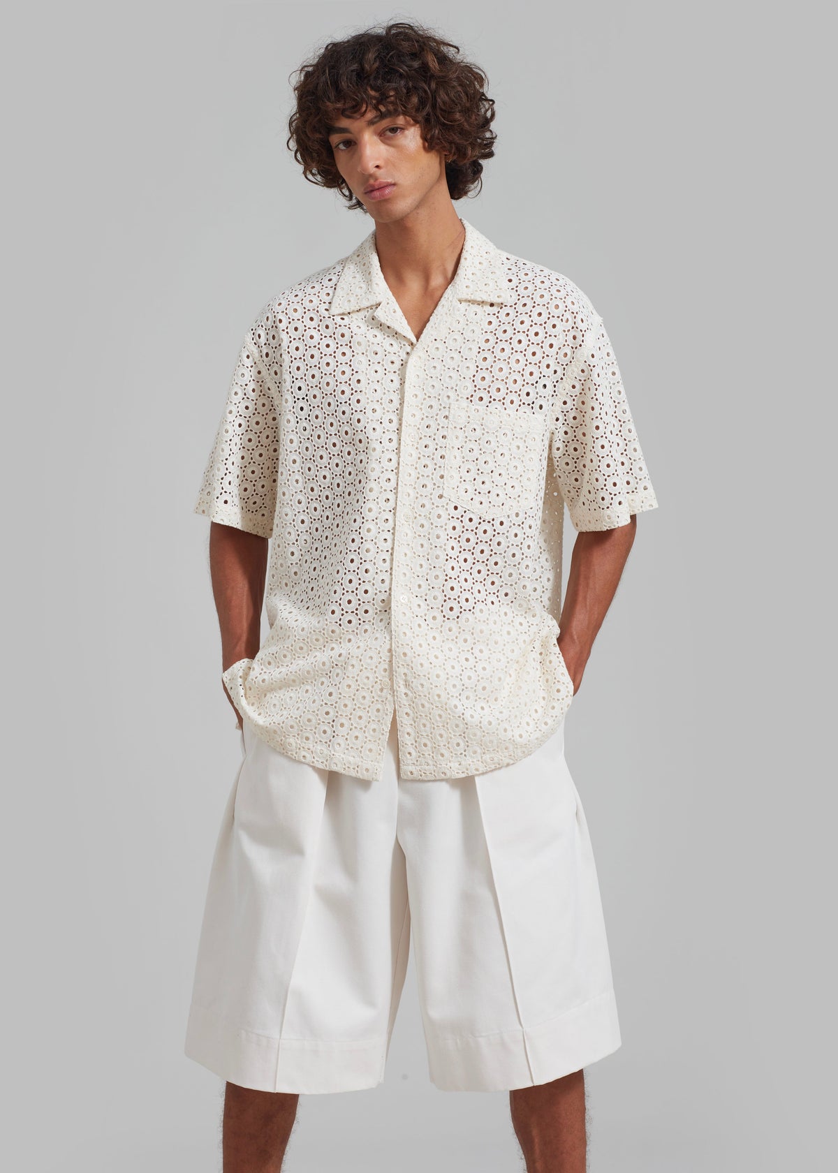 Adan Bermuda Shorts - Cream – view 8 of 11