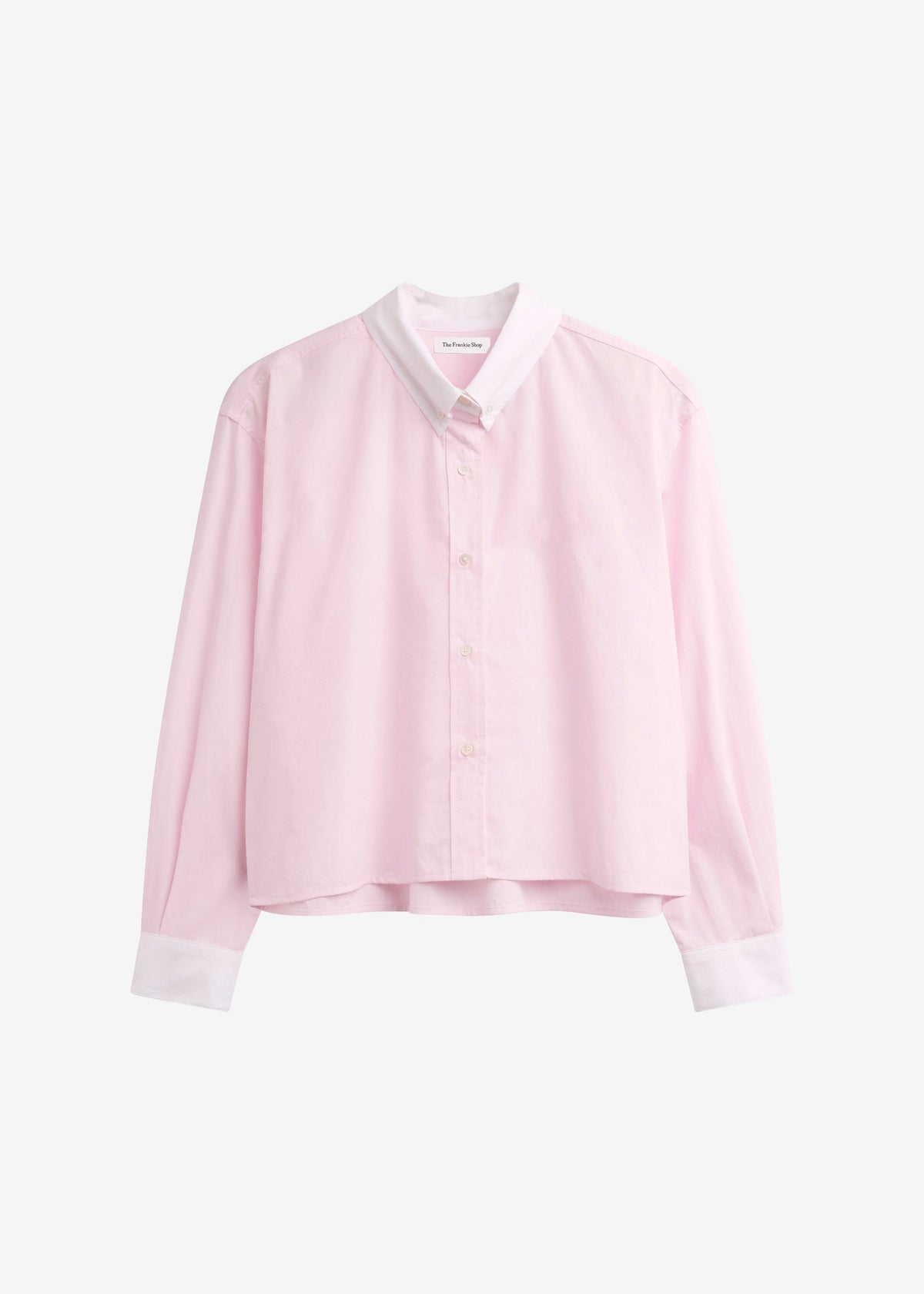 Aix Cropped Boxy Shirt - Pink – view 6 of 6
