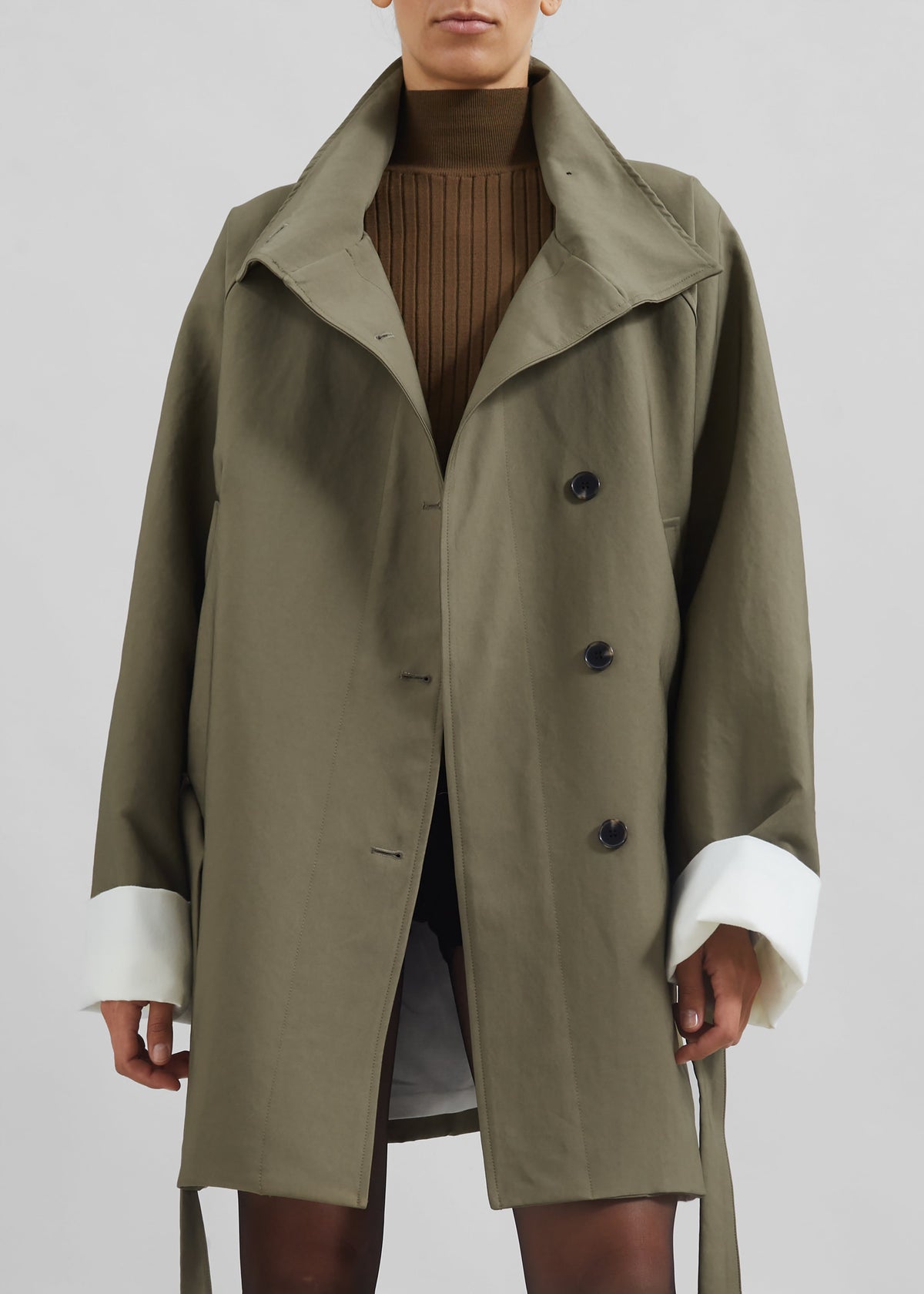 Alberta Short Trench - Khaki – view 7 of 10