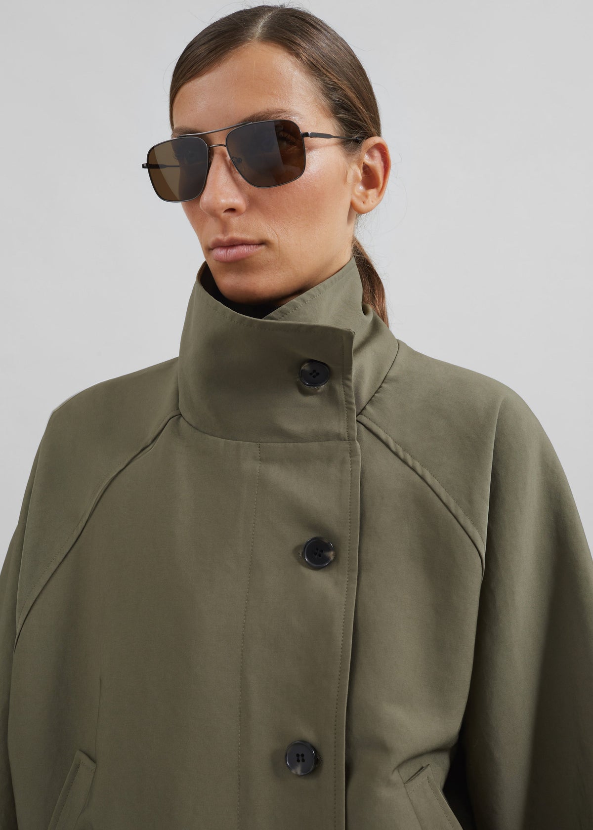 Alberta Short Trench - Khaki – view 9 of 10