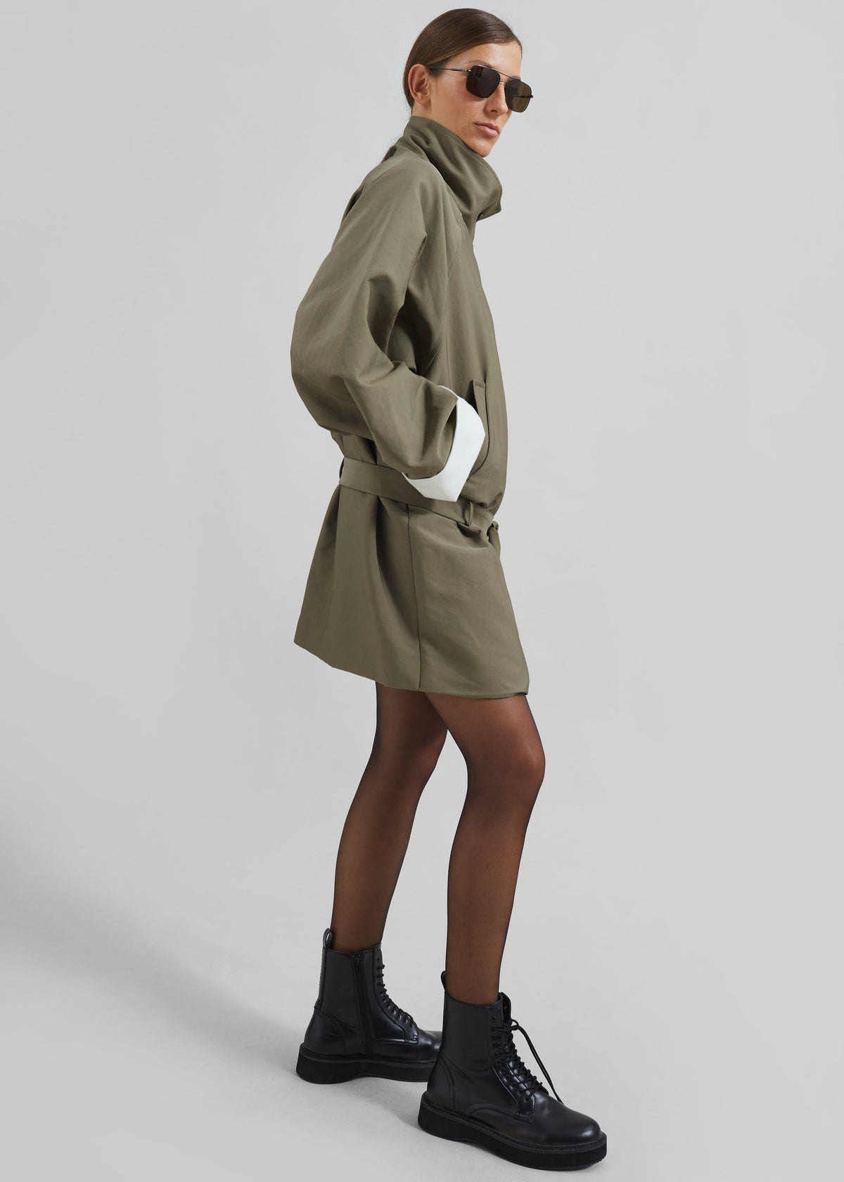 Alberta Short Trench - Khaki – view 5 of 10