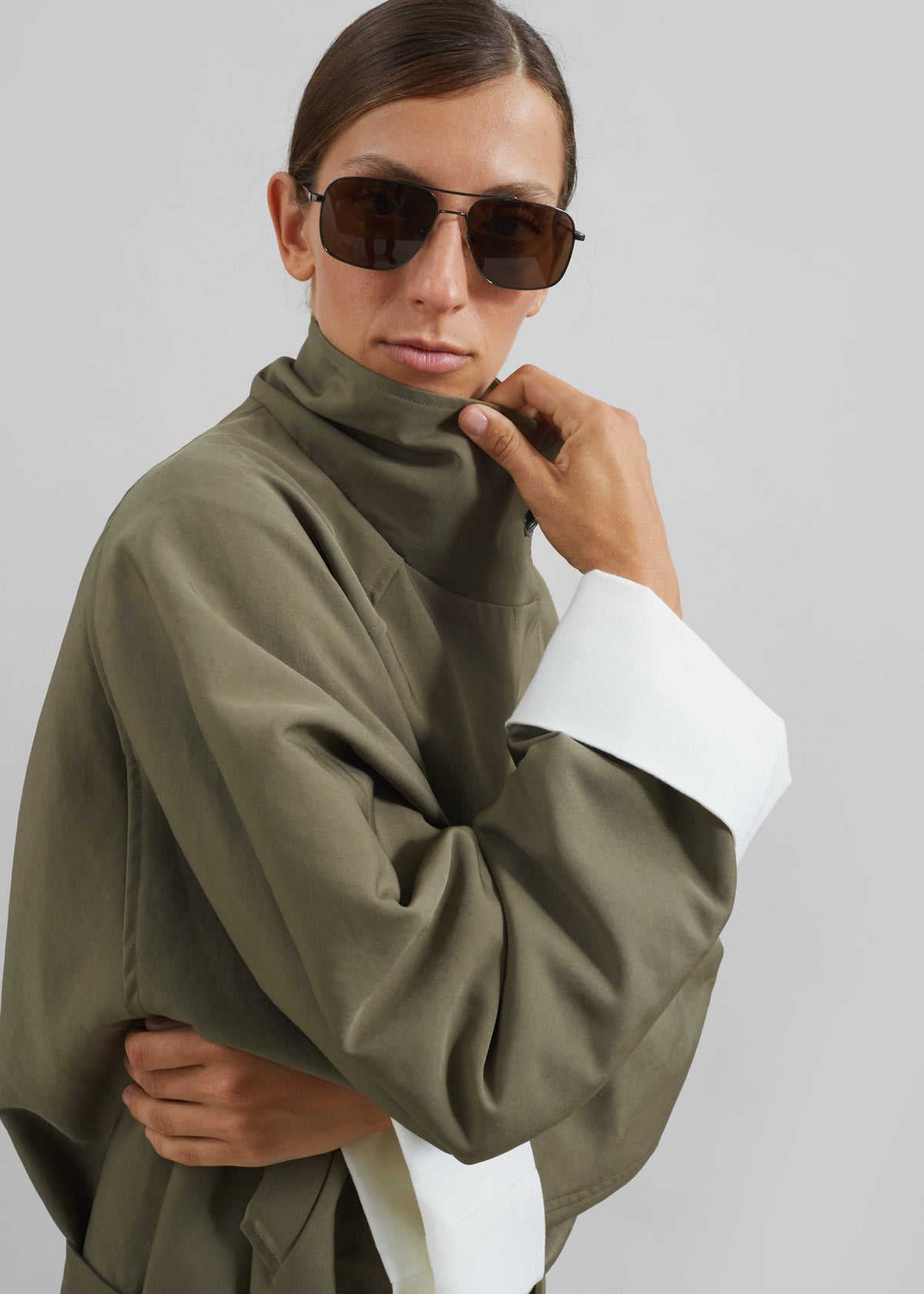 Alberta Short Trench - Khaki – view 3 of 10