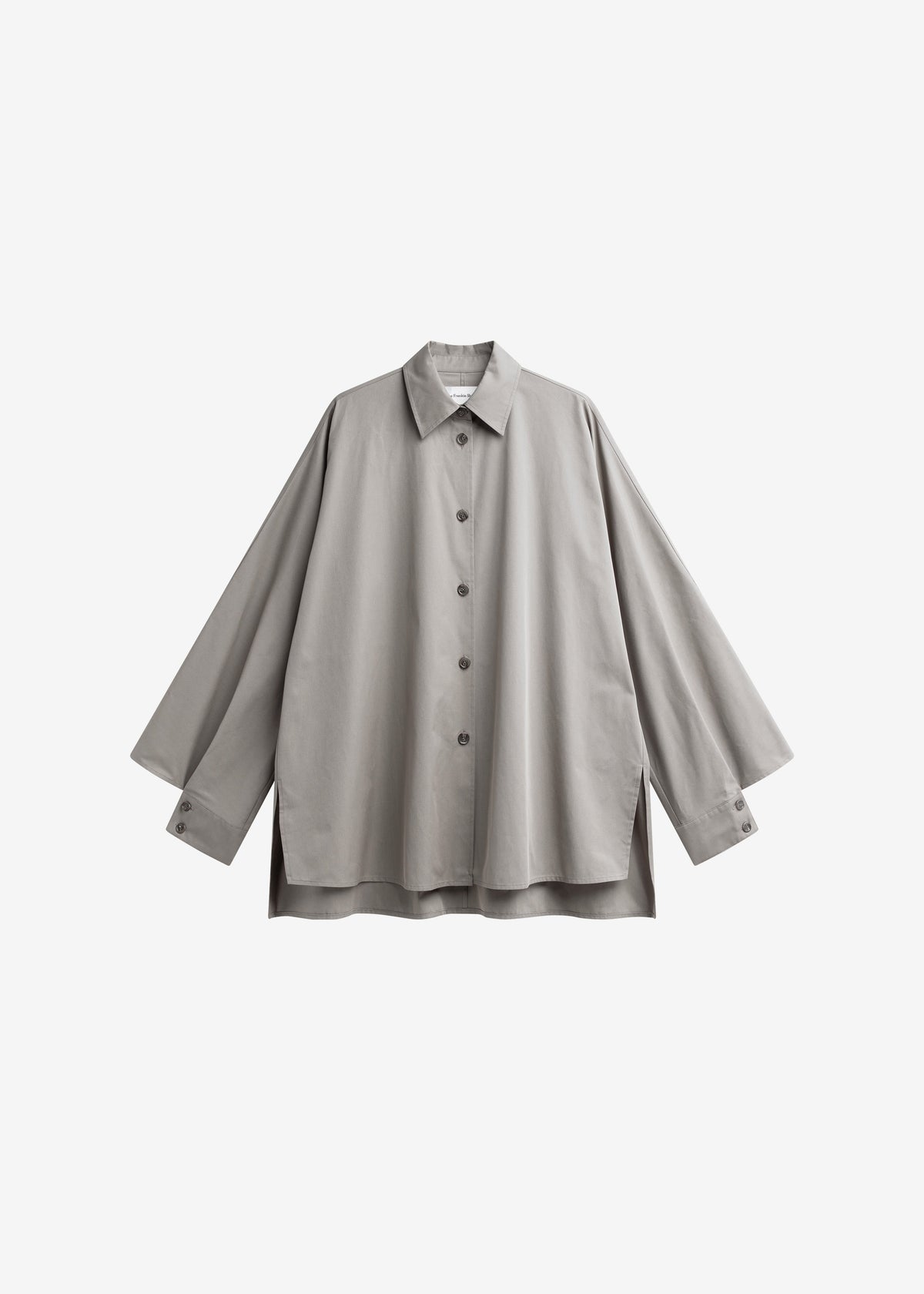 Alda Oversized Long Shirt - Taupe – view 8 of 8