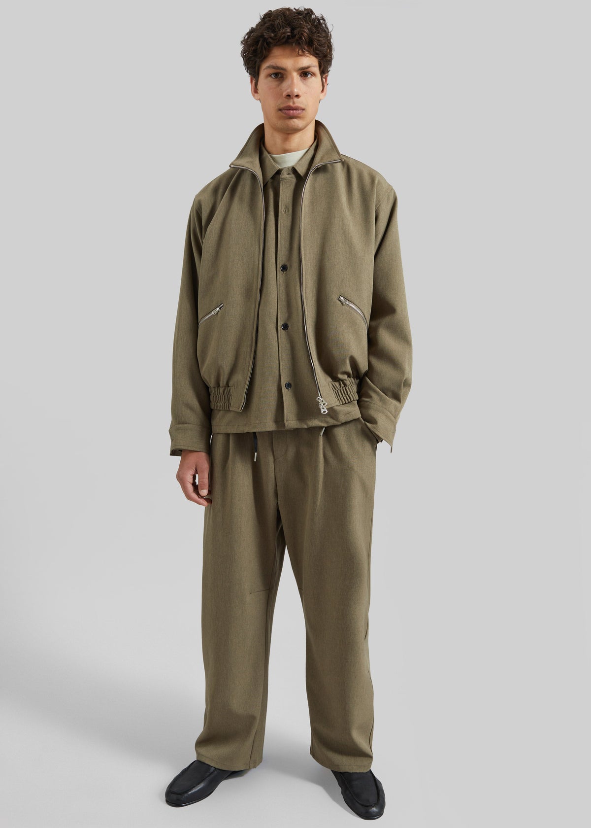 Alessio Shirt Jacket - Olive – view 6 of 8