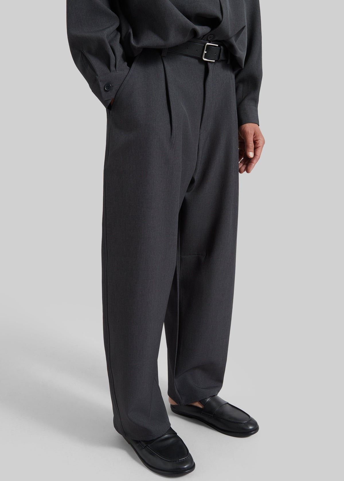 Alessio Straight Trousers - Charcoal – view 2 of 8