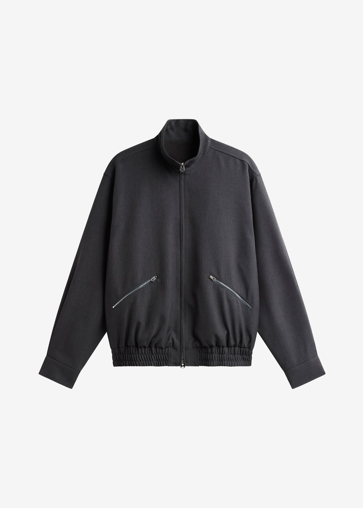 Alessio Zip-Up Jacket - Charcoal – view 7 of 7
