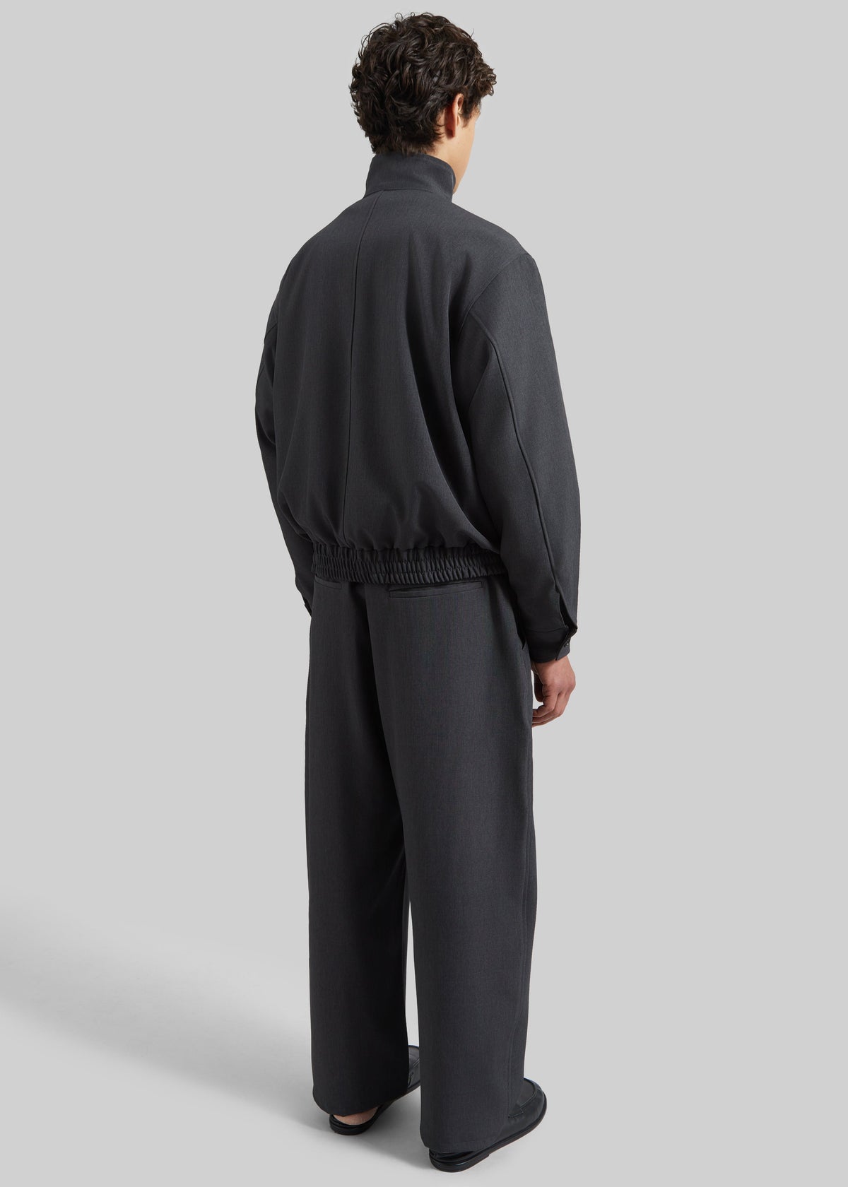 Alessio Zip-Up Jacket - Charcoal – view 6 of 7