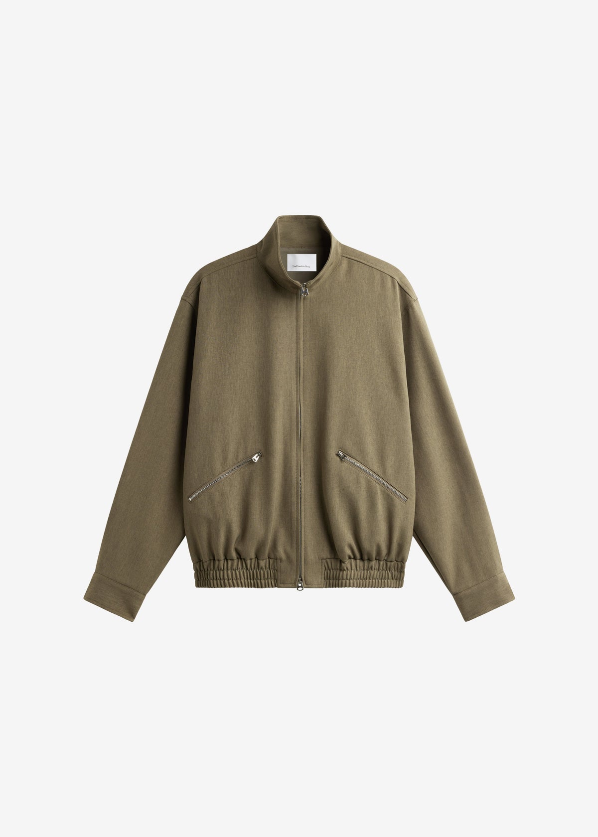 Alessio Zip-Up Jacket - Olive – view 9 of 9