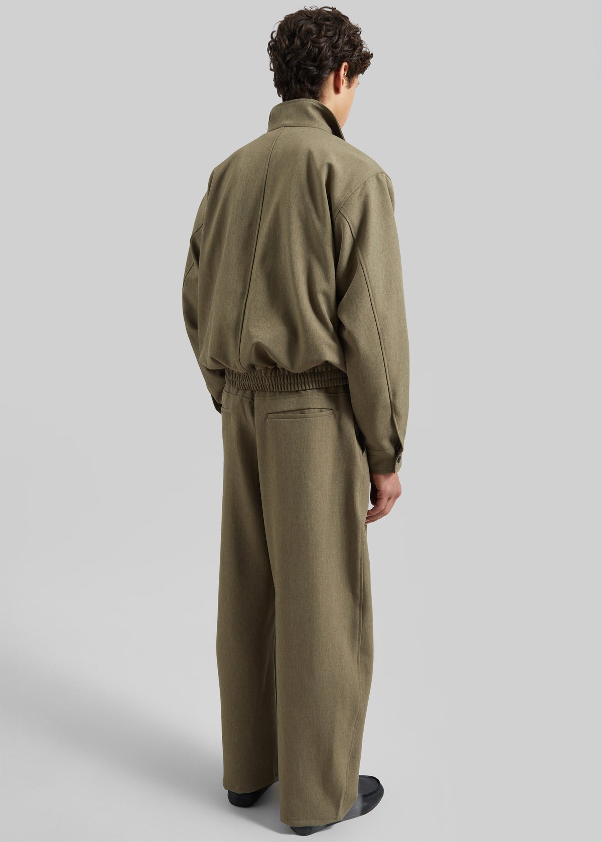 Alessio Zip-Up Jacket - Olive – view 8 of 9
