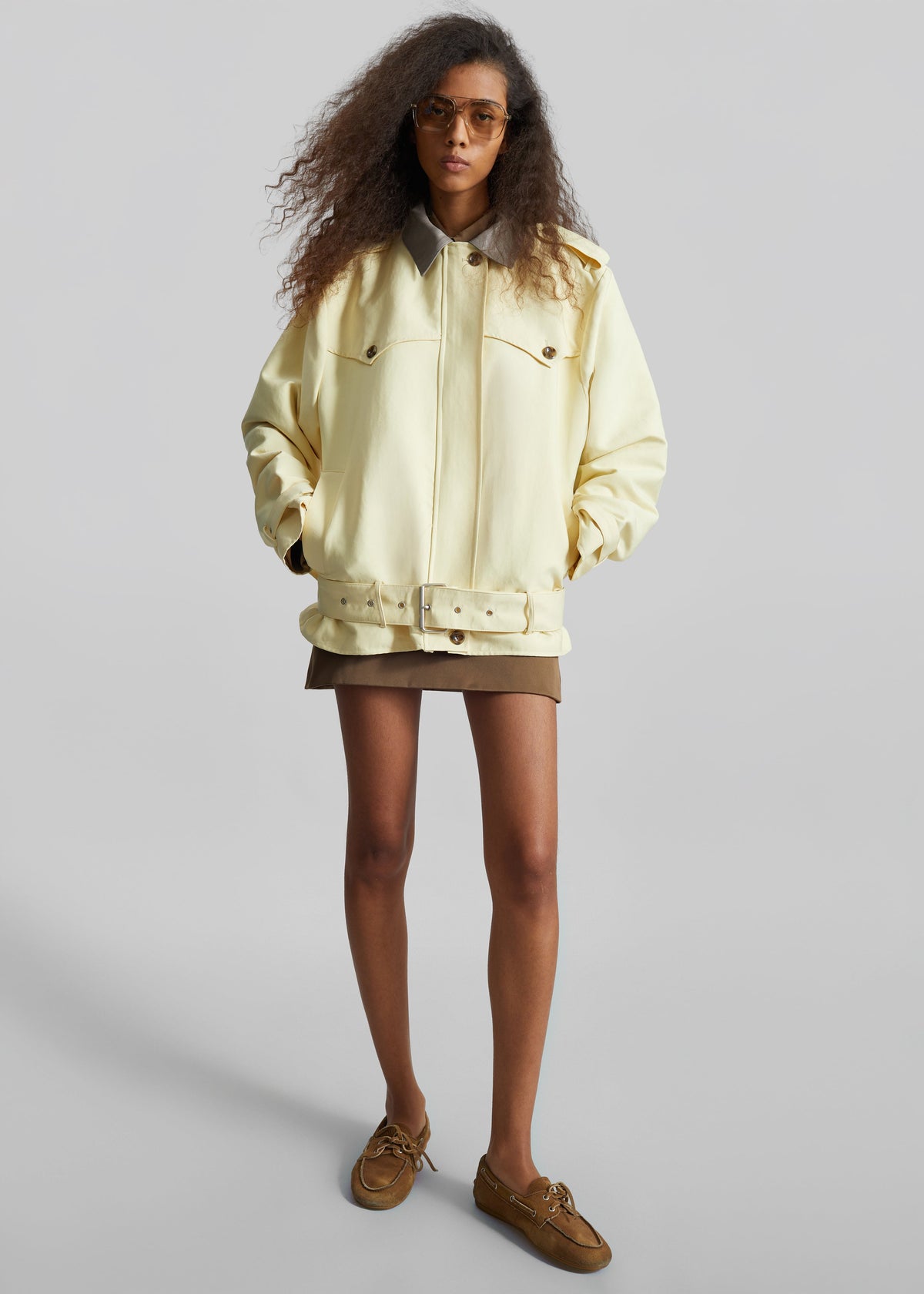 Alleray Short Trench - Yellow – view 1 of 9