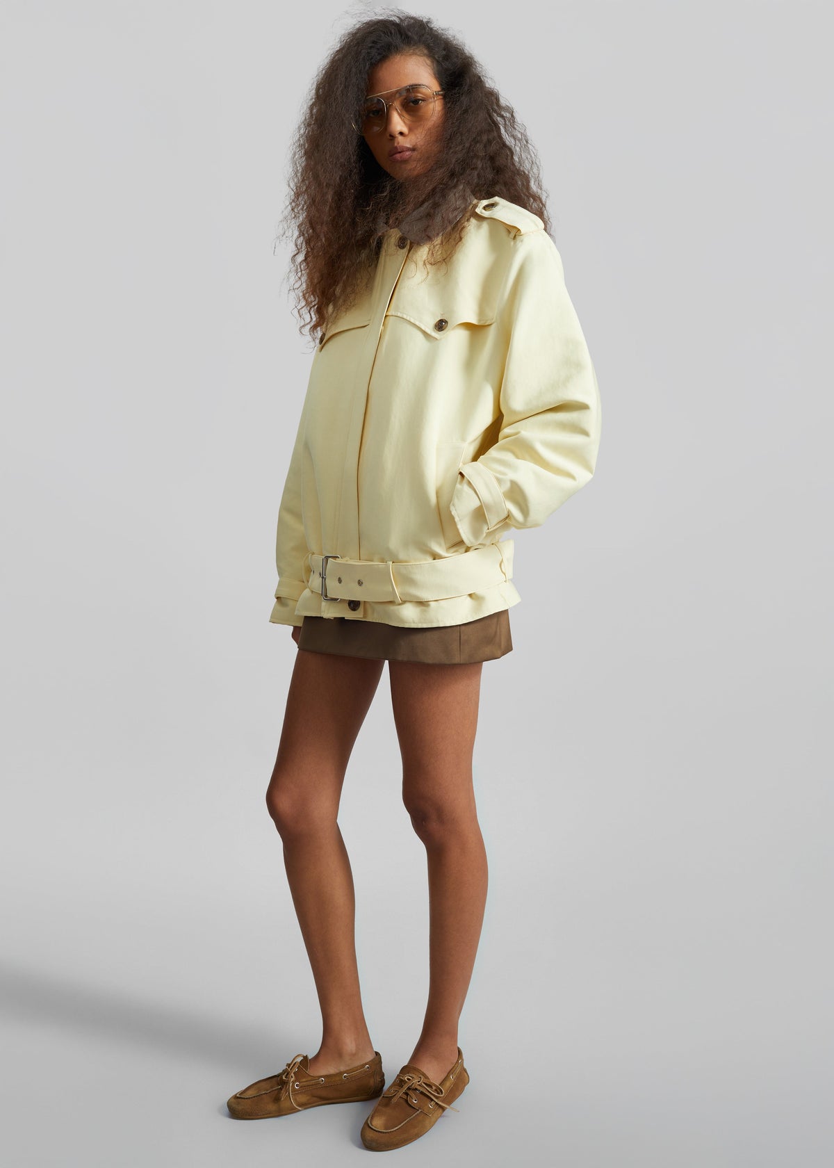 Alleray Short Trench - Yellow – view 6 of 9