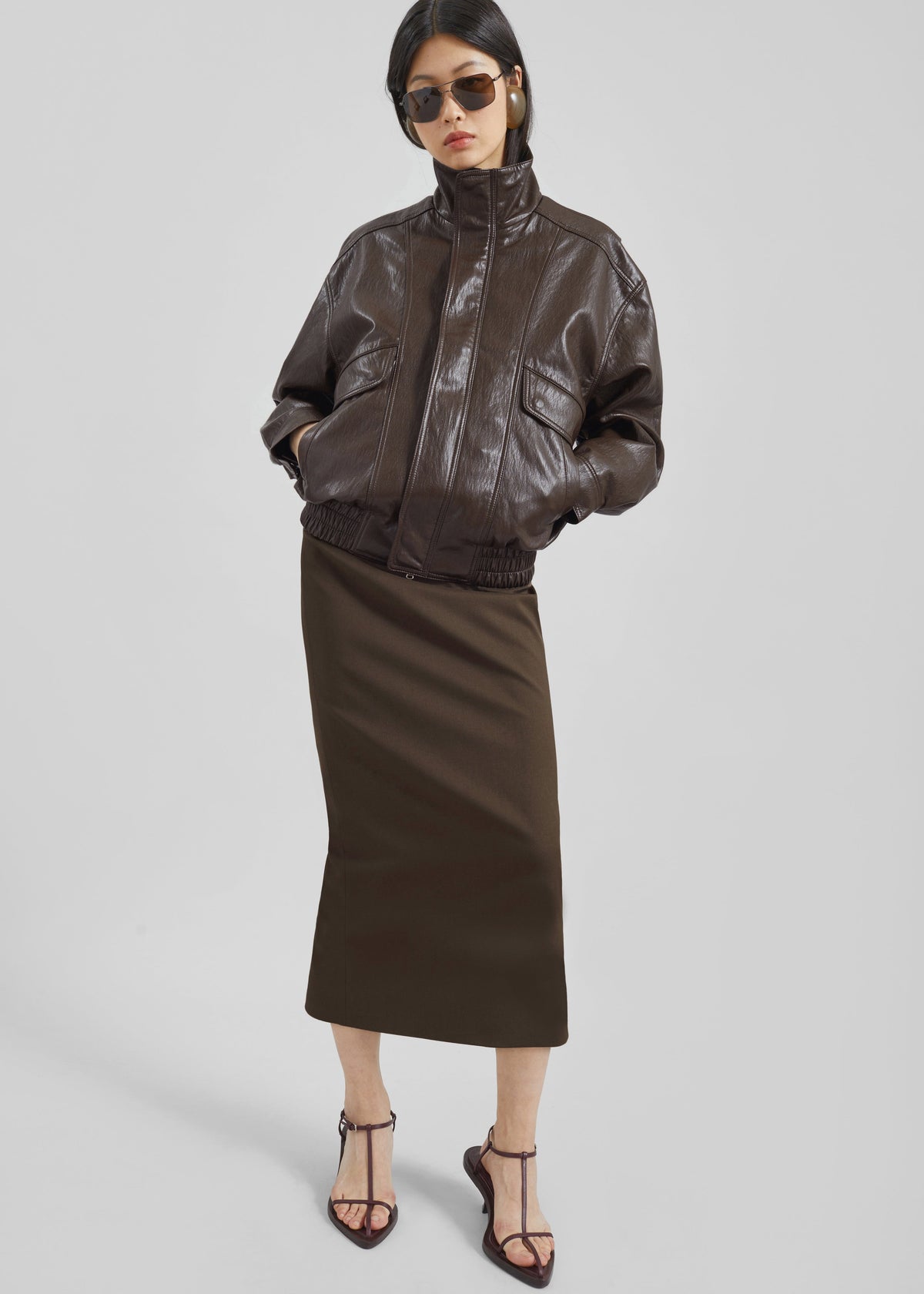 Alrose Midi Skirt - Mocha – view 4 of 7