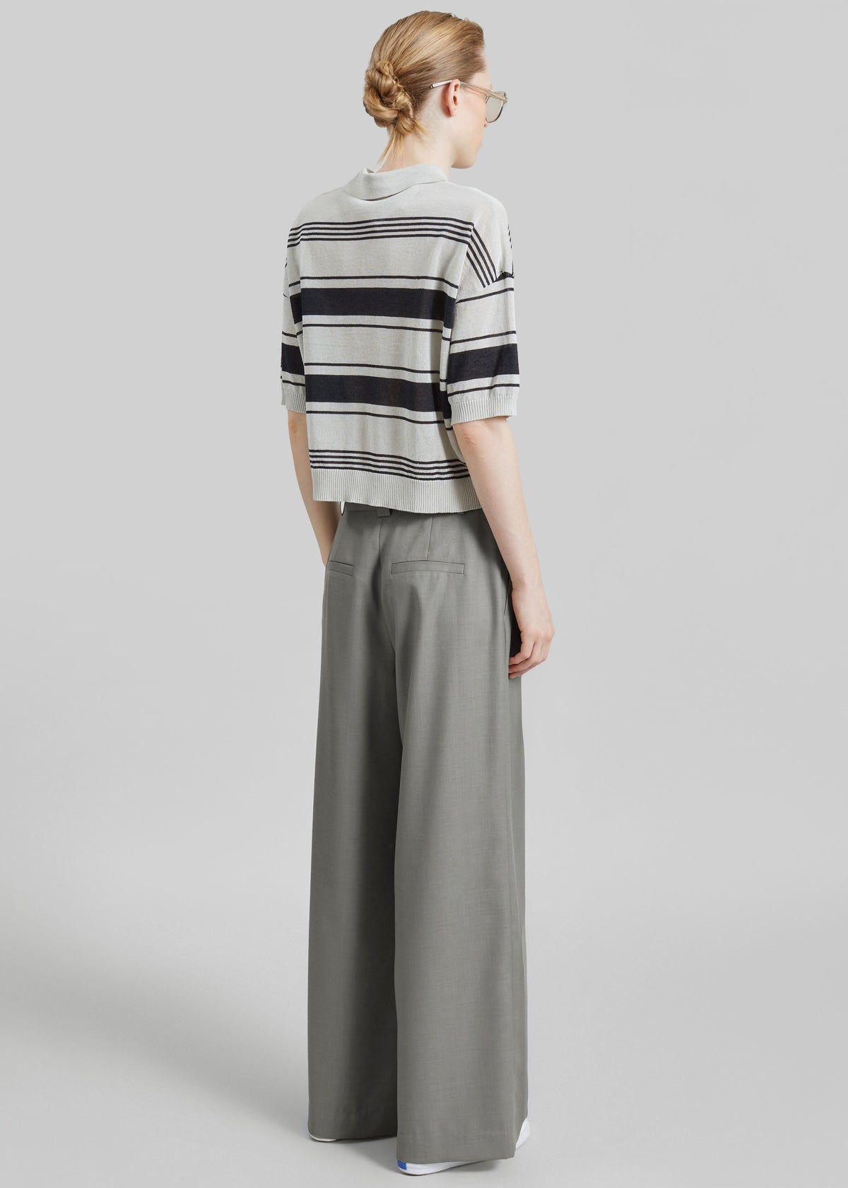 Althea Pleated Trousers - Sage – view 5 of 6