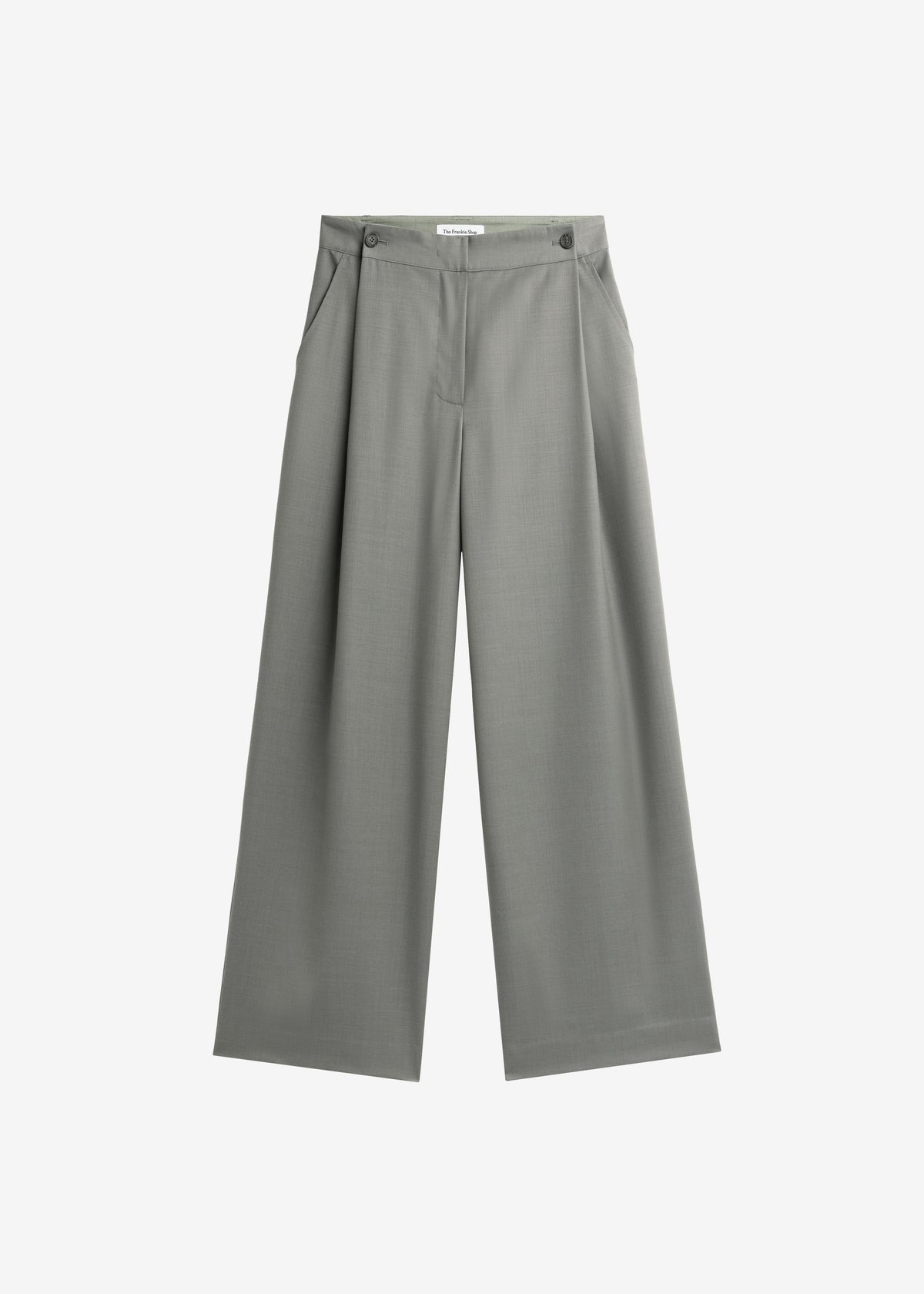 Althea Pleated Trousers - Sage – view 6 of 6
