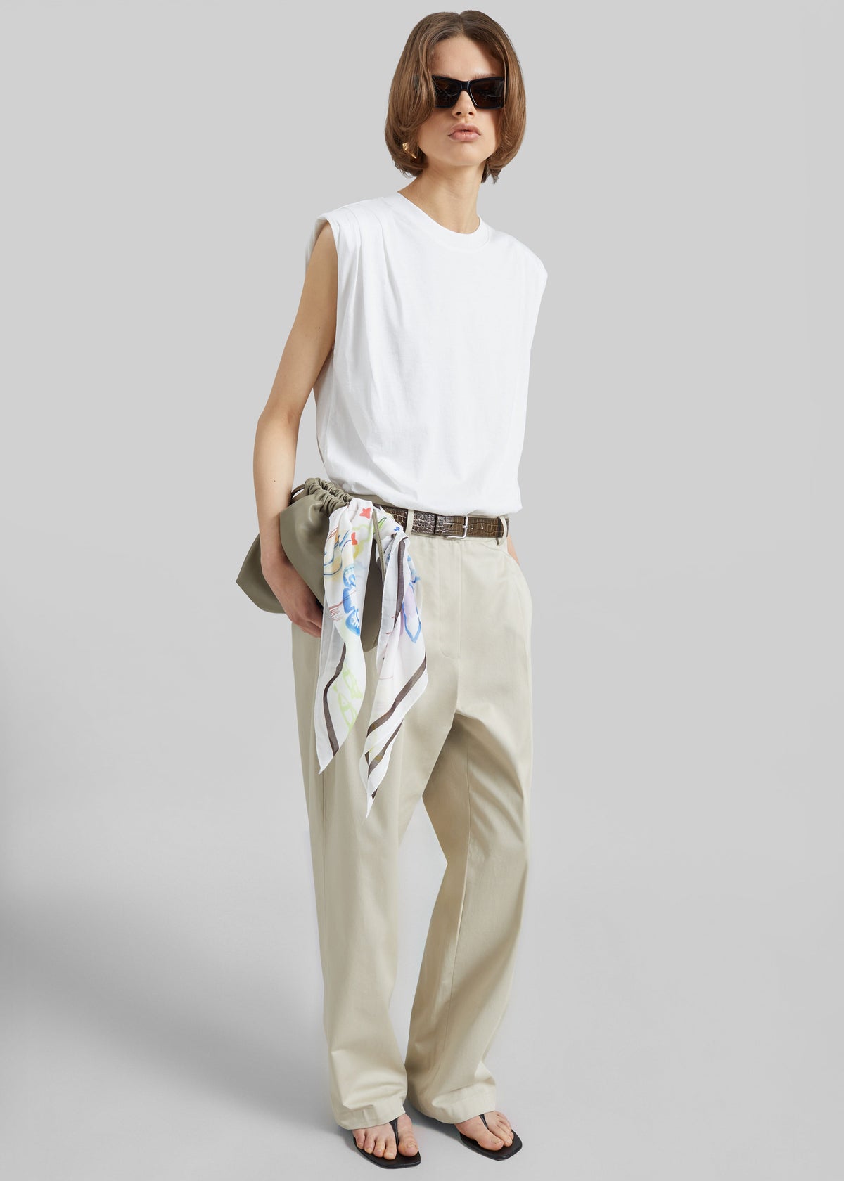 Alvor Padded Balloon Top - White – view 4 of 9