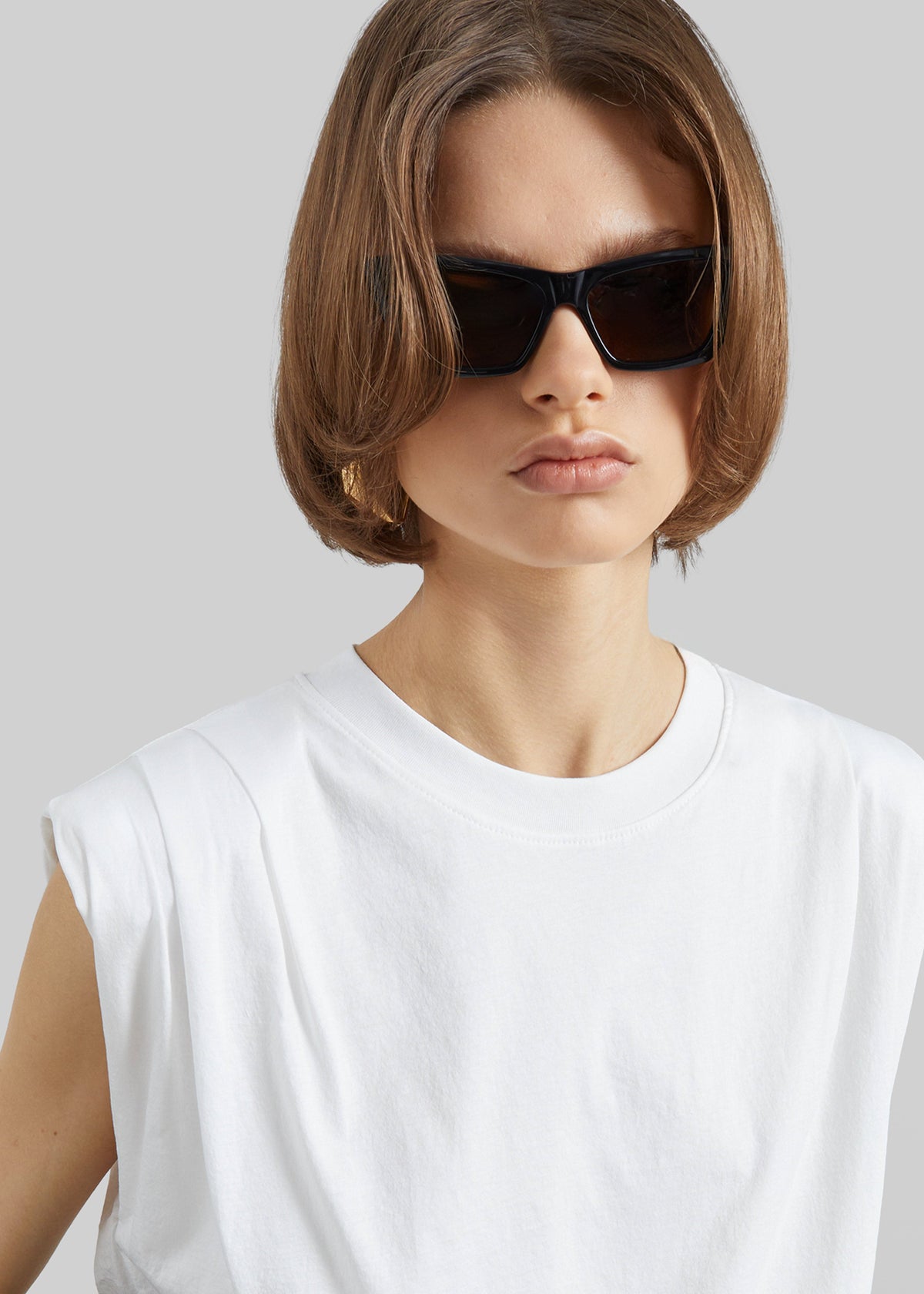 Alvor Padded Balloon Top - White – view 3 of 9