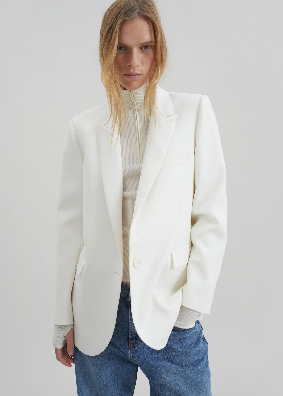 Amelia Tailored Blazer - White – view 1 of 7