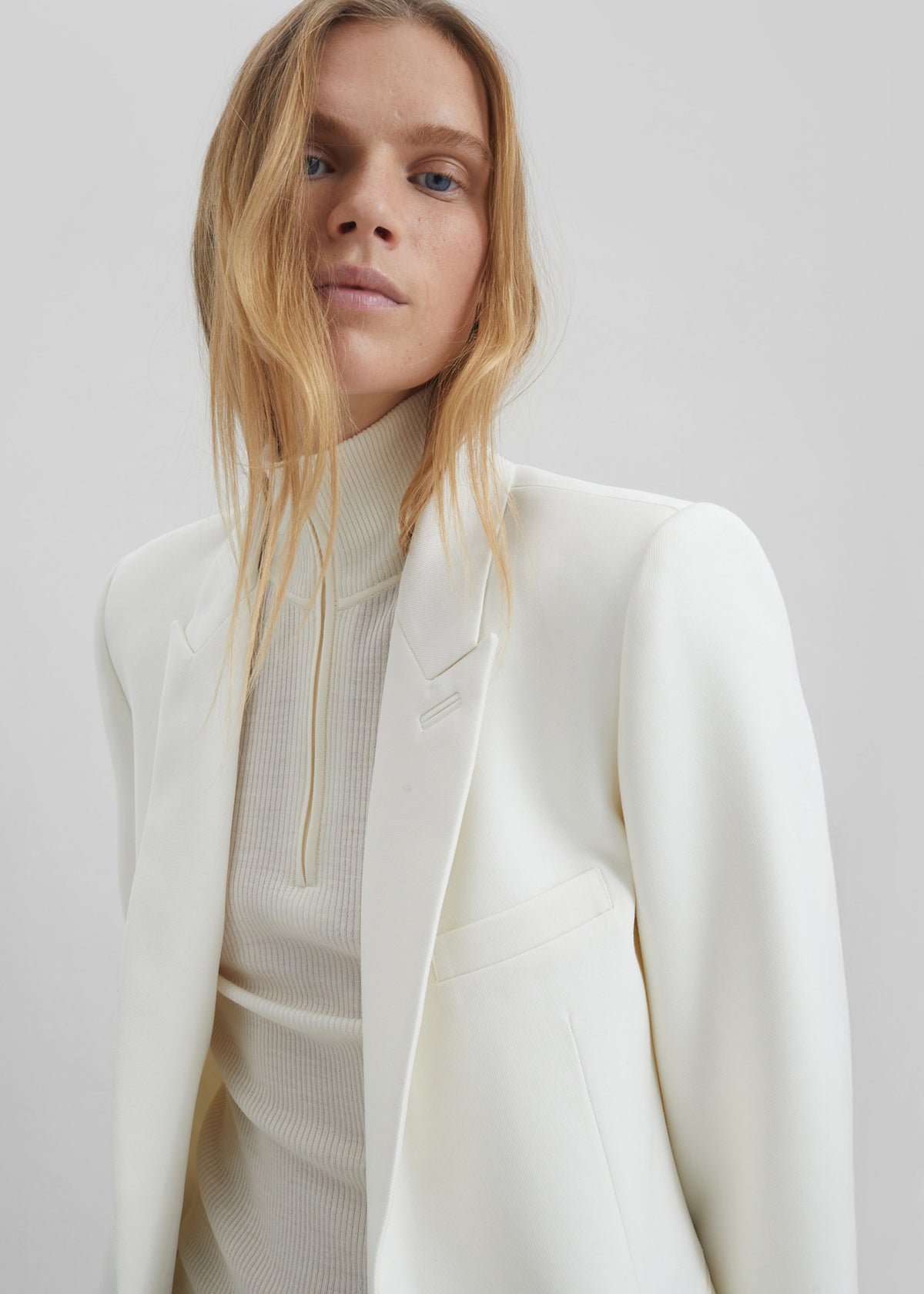 Amelia Tailored Blazer - White – view 2 of 7