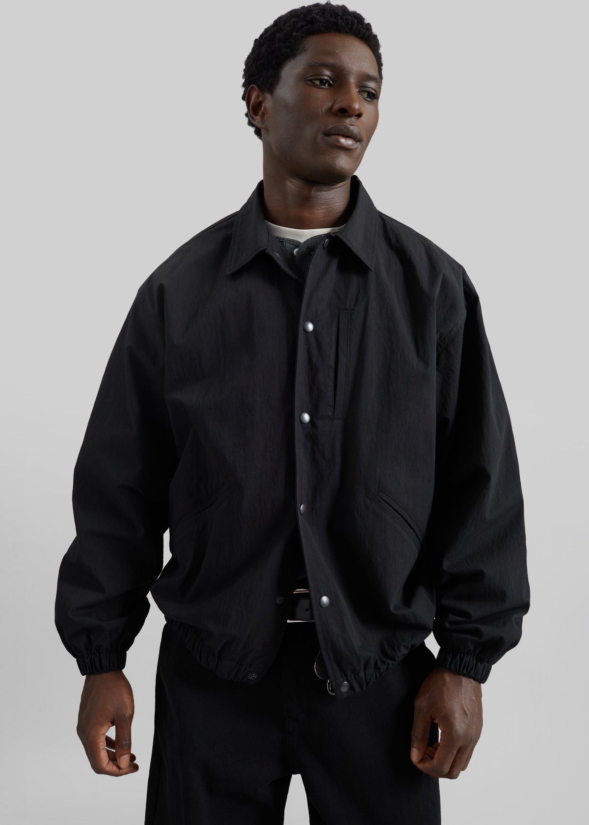 Andres Coach Jacket - Black – view 2 of 8