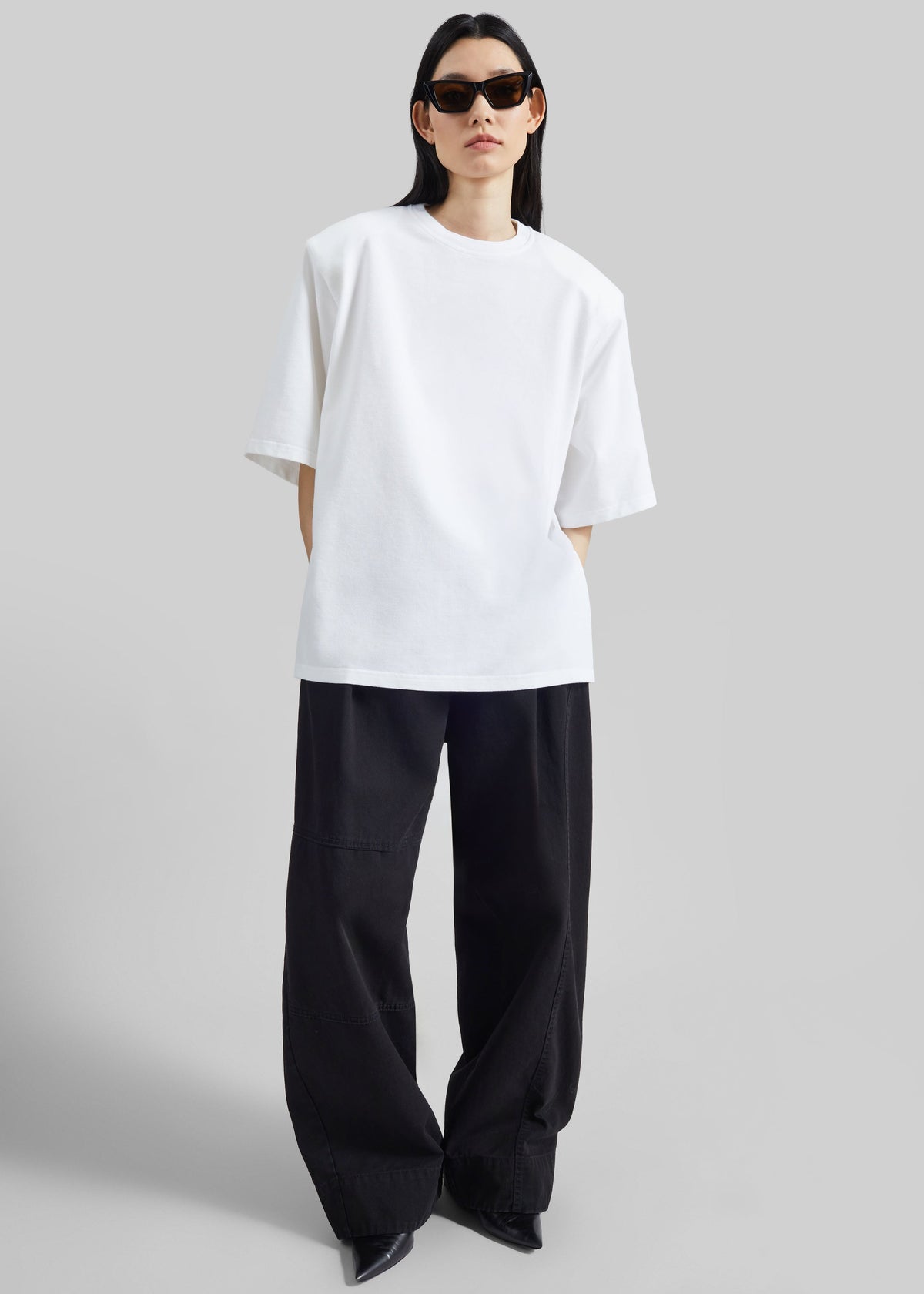 Anira Padded T-Shirt - White – view 3 of 11