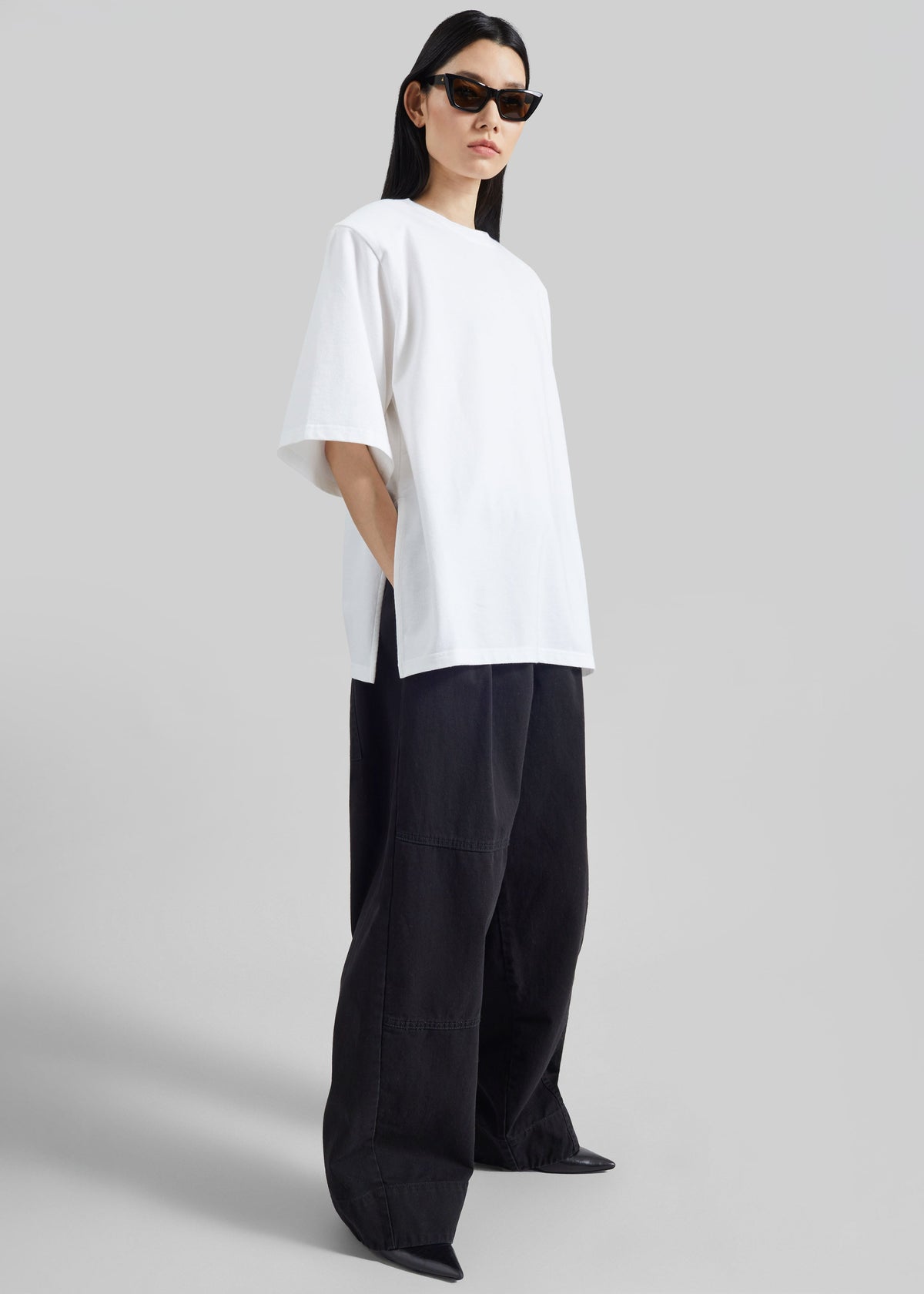 Anira Padded T-Shirt - White – view 9 of 11