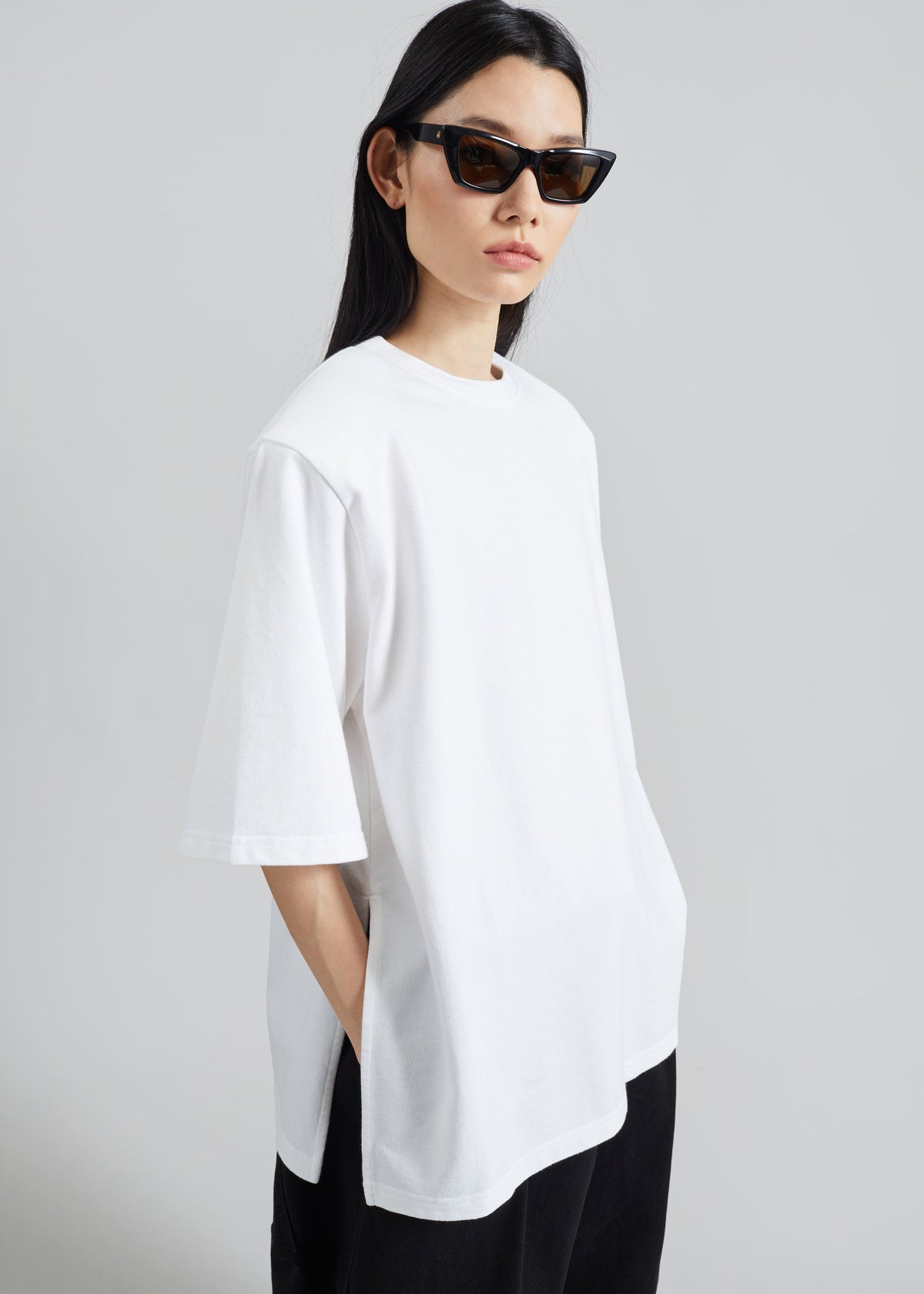 Anira Padded T-Shirt - White – view 6 of 11