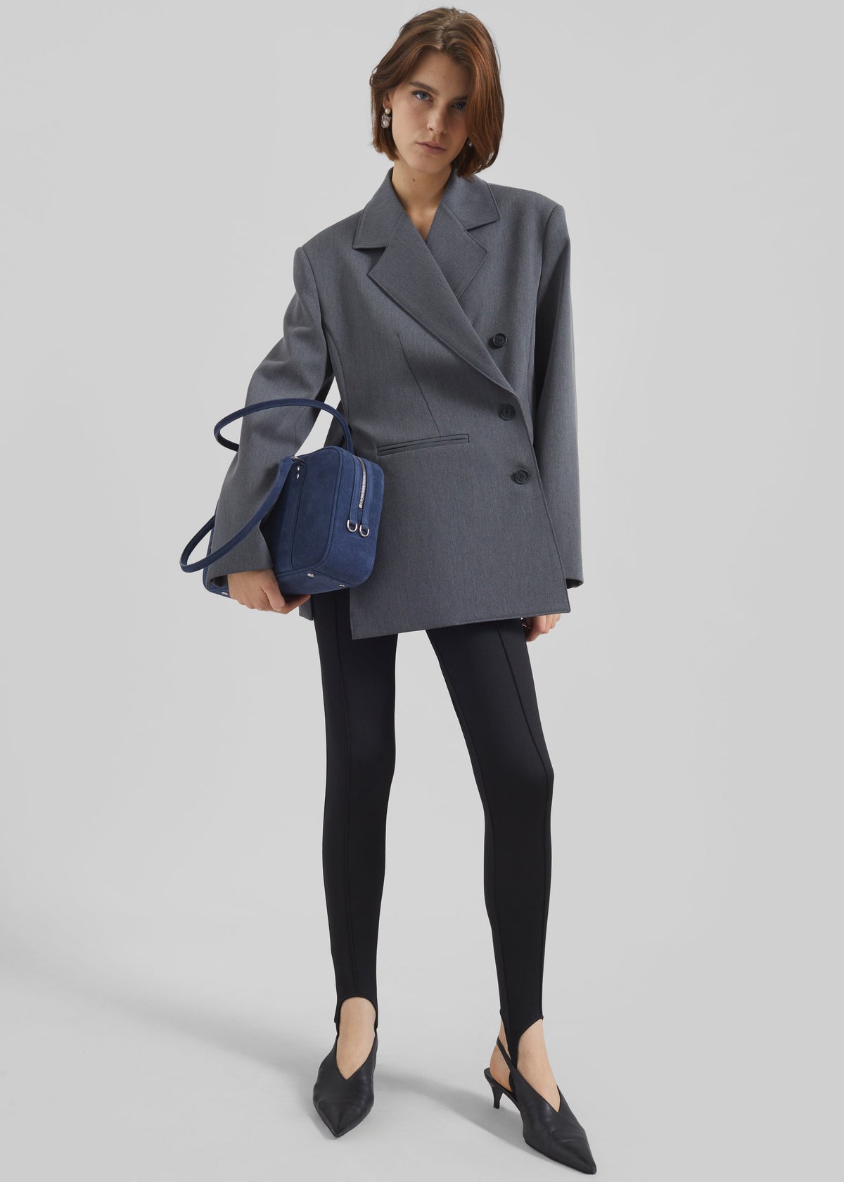 Antwerp Wrap Blazer - Grey – view 5 of 9