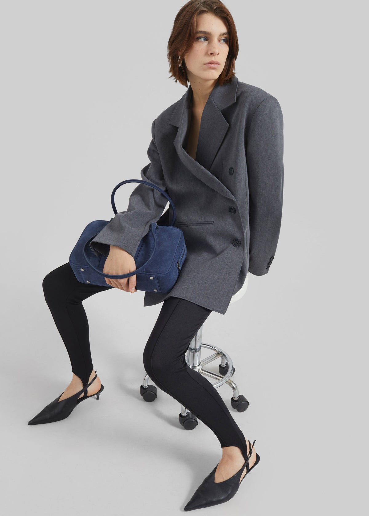Antwerp Wrap Blazer - Grey – view 7 of 9