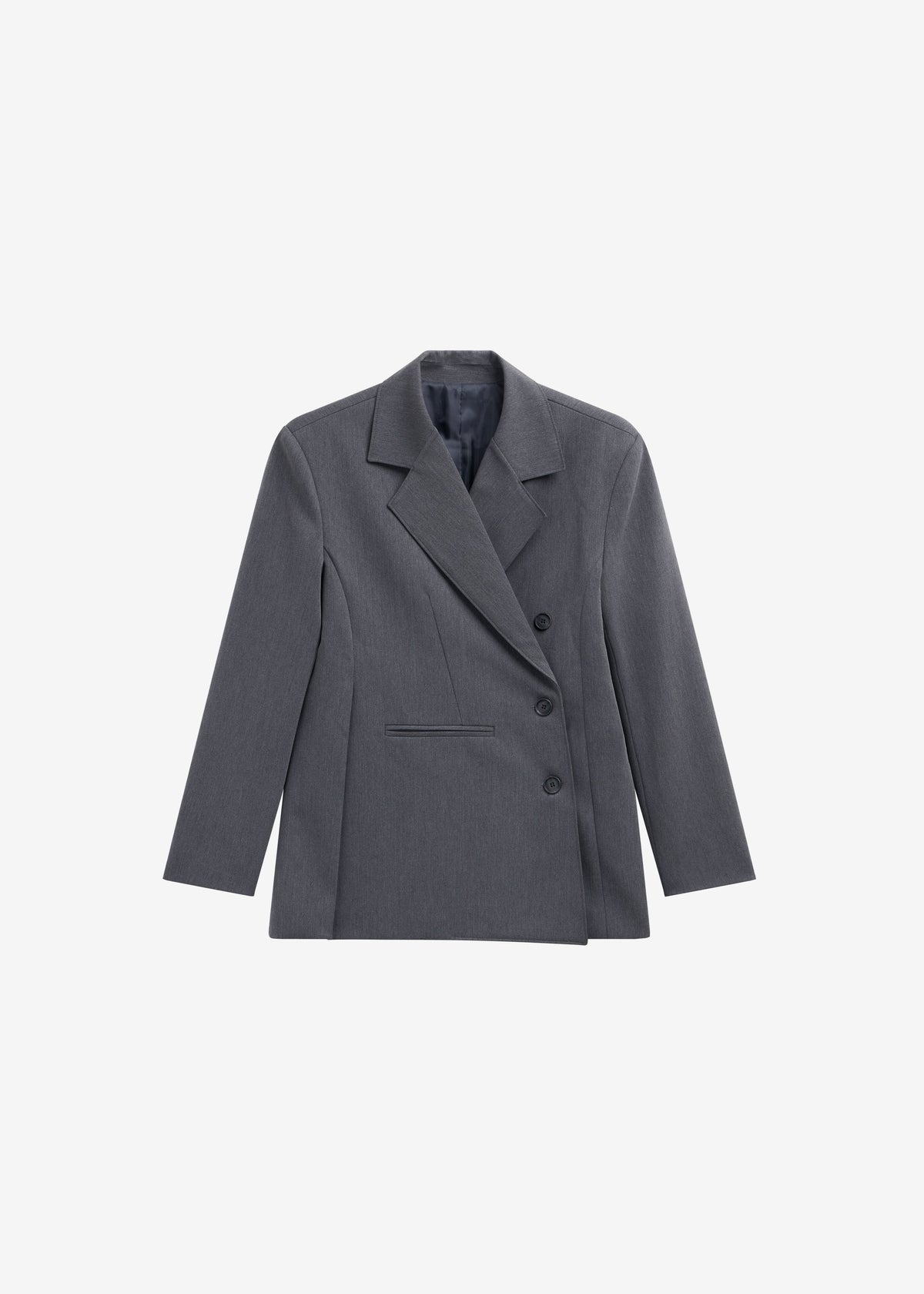 Antwerp Wrap Blazer - Grey – view 9 of 9