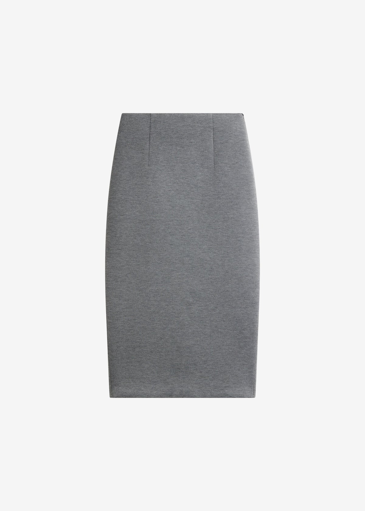 Anya Neoprene Midi Skirt - Grey Melange – view 6 of 6