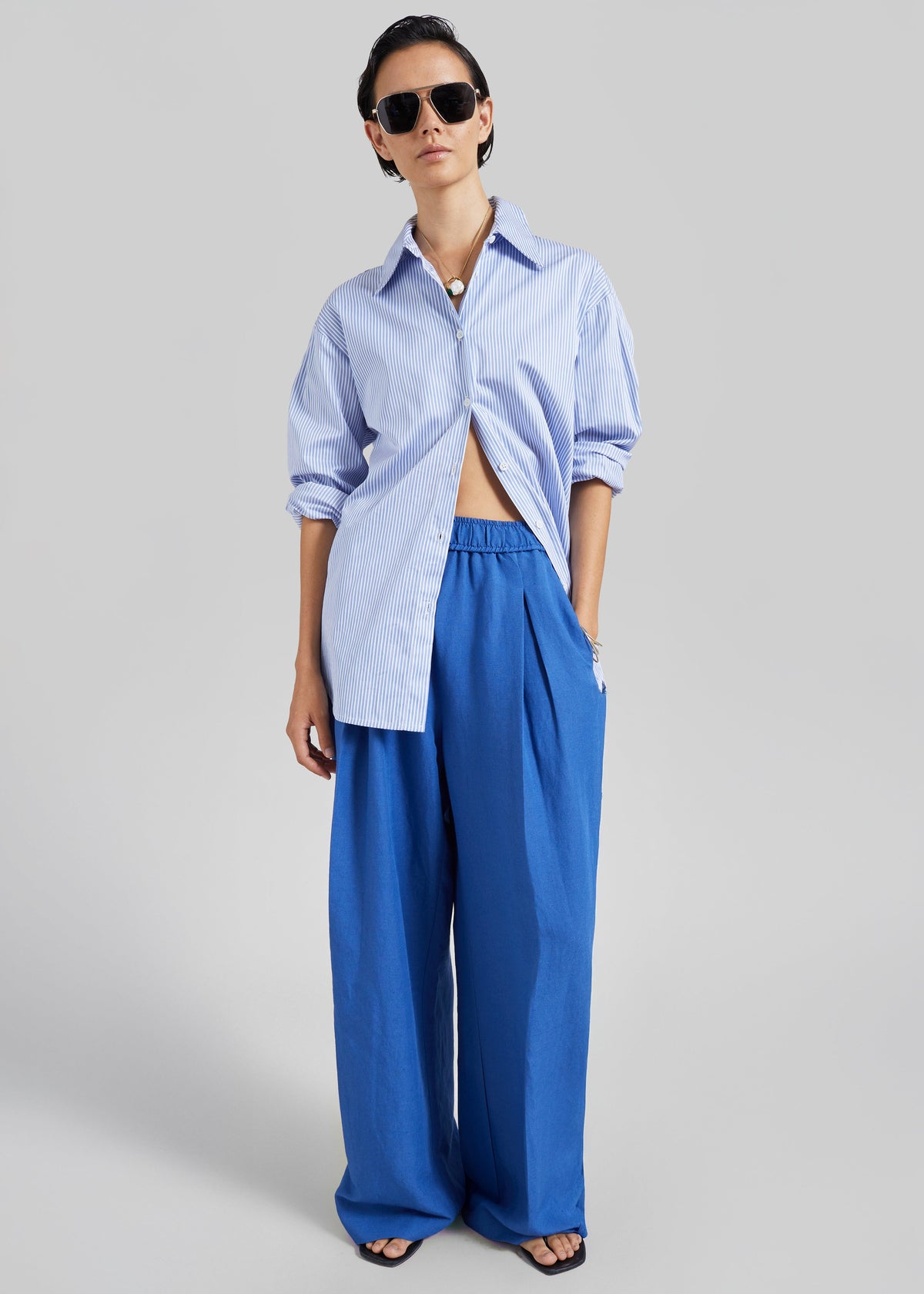 Anzio Wide Leg Pants - Cobalt – view 1 of 1