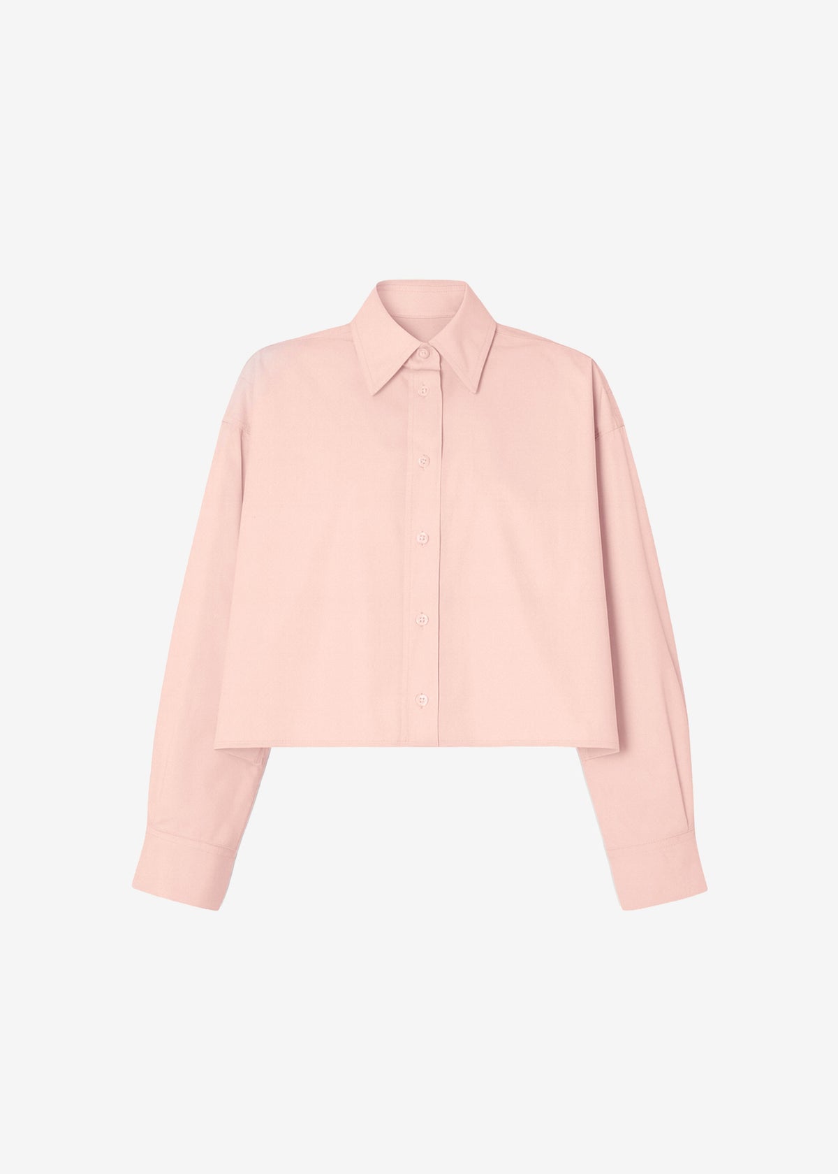 Arlen Cotton Boxy Shirt - Faded Pink – view 7 of 7