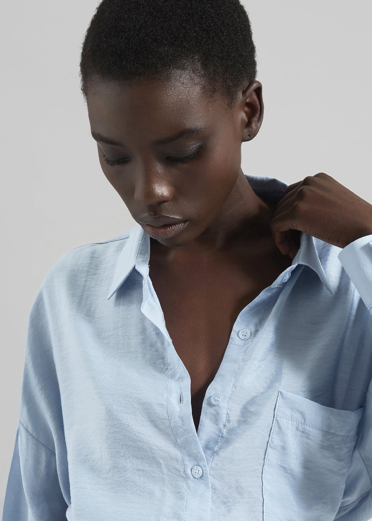 Ascain Fluid Shirt - Sky Blue – view 10 of 14