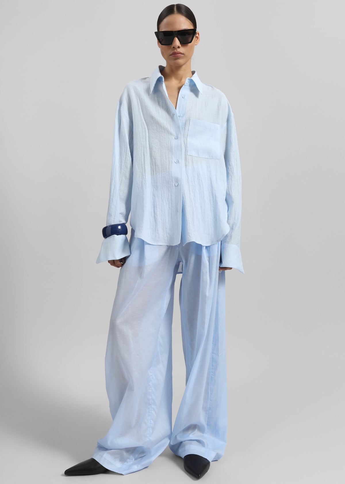 Ascain Fluid Shirt - Sky Blue – view 2 of 14